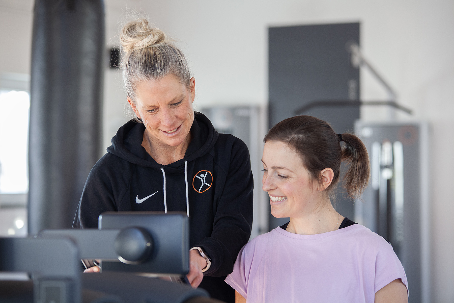 fitness studio training trainer